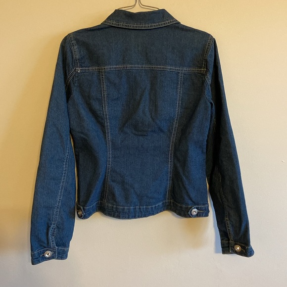 Blue Identity Lightweight Denim Jacket Size Small - Picture 2 of 5